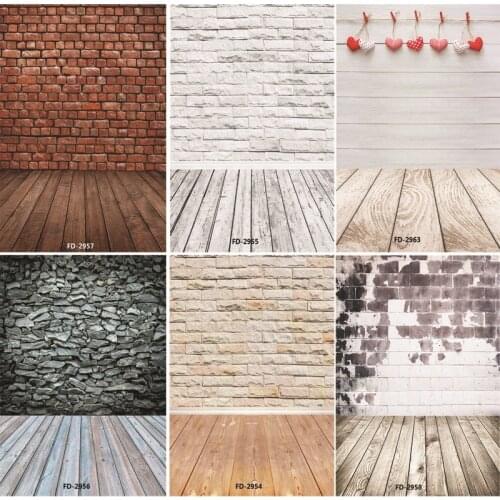 ZHISUXI Vinyl Custom Photography Backdrops Prop Wooden Planks Photography Background NY4FD-4