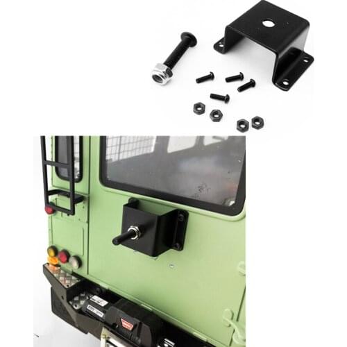 1/10 RC Rock Crawler Car Upgrade Accessory Metal Spare Tire Mounting Brackets For 1:10 Scale Remote Control Toys Model Truck