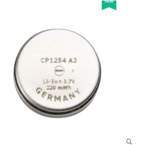 1PCS) CP1254 High capacity A3 rechargeable 60mah lithium battery 3.7v bluetooth headset 100% New and original