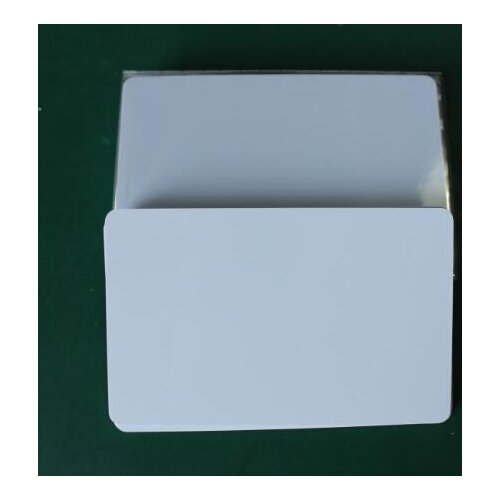 100pcs Blank Printable PVC Plastic card without chip two sides cover film suit for make member card /company Card/credit card