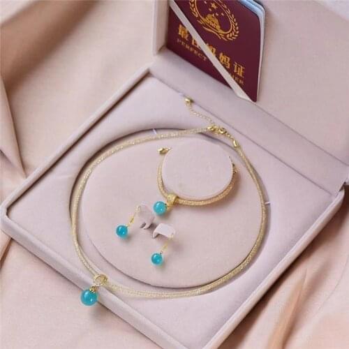 12mm Amazonite Quartz Beads Gemstone Necklace Charms Crystal Set of boxes Bracelet Pendant healing gifts