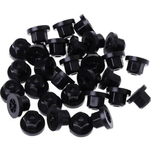 30pcs Car Plastic Body Nut Flange Clip Fit for Mercedes Benz E30 E32 7 Series