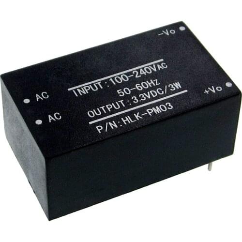 5pcs TSP-03 replace HLK-PM03 AC-DC 220V to 3.3V Step Down Buck Power Supply Module Intelligent Household Switch Converter