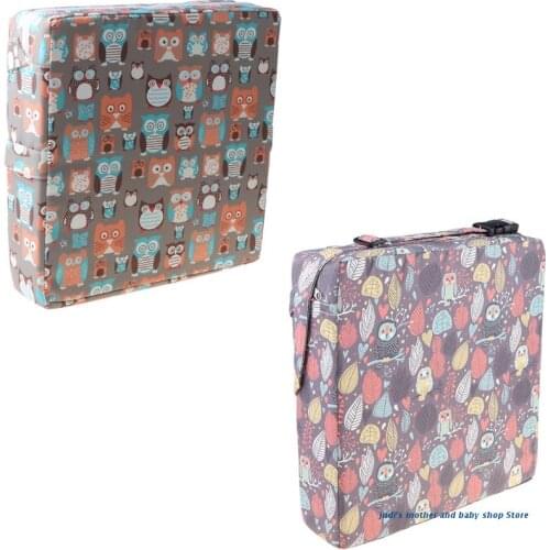67JC Square Booster Seat Dining Chair Washable Thick Increasing Cushion Kids Baby Toddler Highchair Pad