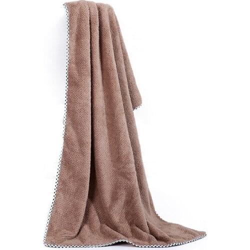 70*140CM Microfiber Quick-dry Towel pineapple plaid Bath Towels Soft Towels Kitchen Absorbent Towels Solid Color