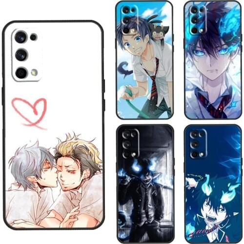 Blue Exorcist Anime Case For Realme C3 C11 C15 GT Neo Q3 6 7 8 Pro Cover For OnePlus 8 Pro 8T Nord 9 Pro Shell