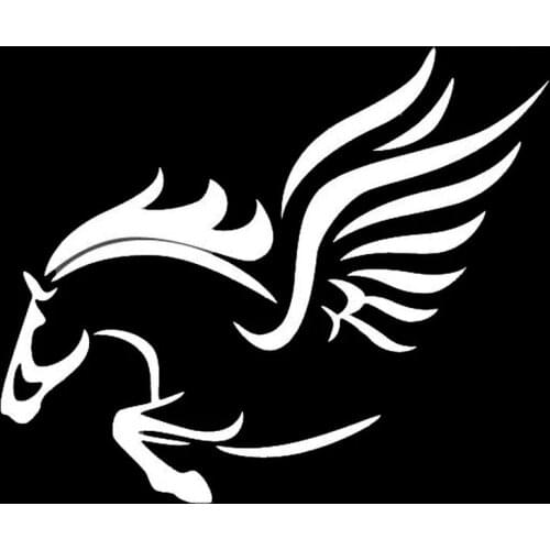 Car Sticker Pegasus Creative Personality Cute Funny Car Stickers Car Decoration Accessories Waterproof Sticker 18*15CM