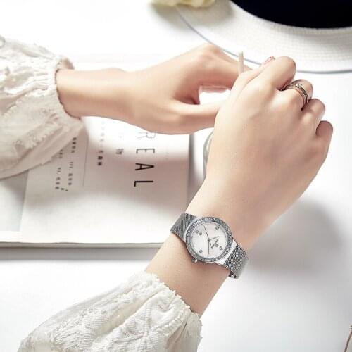 2021 New Relogio Feminino NAVIFORCE Women Watches Top Brand Luxury Ladies Wristwatch Stainless Steel Strap Bracelet Female Clock