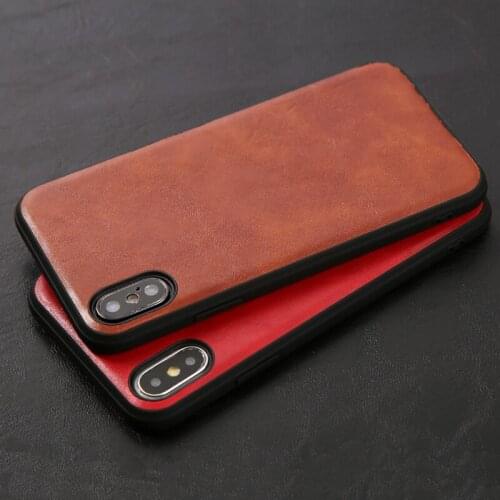 Phone Cases For iPhone X Xr Xs Max Case Retro Oil wax skin Soft Case For iPhone 6 6S Plus 7 8 Plus 6p 7p 8p case