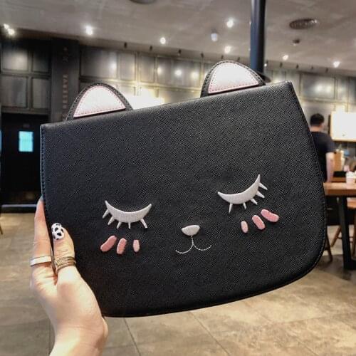 Tablet Case for iPad 8th Generation 10.2 2020 Cartoon Cat Magnetic Flip Stand PU Leather Smart Cover for iPad 7th Gen 2019 Case