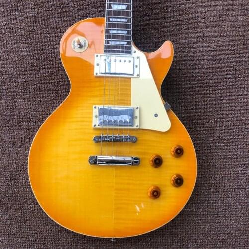 Hot sale High quality Electric guitar,Honey burst maple top,Rosewood fingerboard,Free shipping