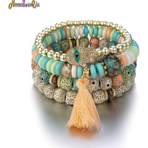 HuuaLeoQin Bracelets With Charms
