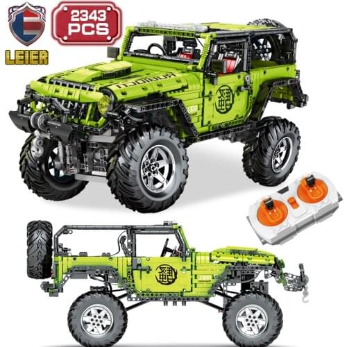 Leier Creator Building Blocks Technical Speed Racing Super Car Model Remote Control SUV RC Car Club Bricks Toy for Adult Boys