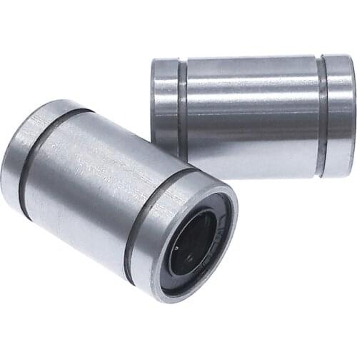 2pcs Linear bushing LM8UU CNC linear bearings carbon steel 8*15*24 mm for rods liner rail linear shaft parts