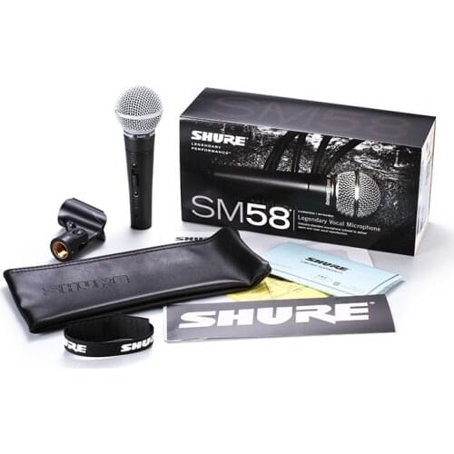 Microphone Shure Sm58/sm58s Vocal Cardioid Dynamic Micro for Karaoke Microphone KTV Stage Performance Wired Professional