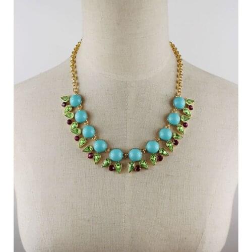 Fashion women jewelry accessories short design statement necklace