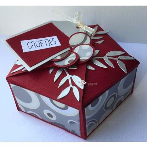 New 3D Gift box metal Cutting Dies Stencils DIY Scrapbooking Paper/photo Cards Embossing Dies