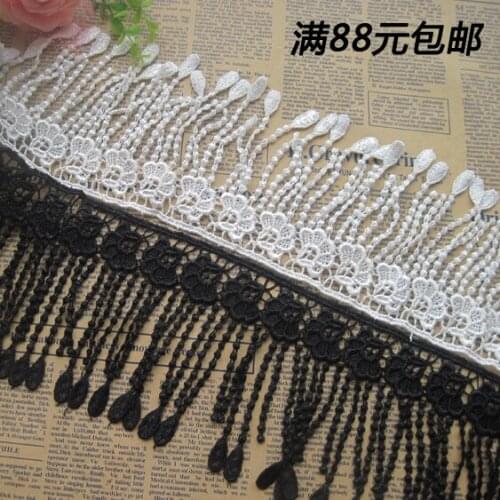 Polyester water soluble lace belt must be fringed DIY garment accessories embroidery cloth wholesale manual wide 11cm