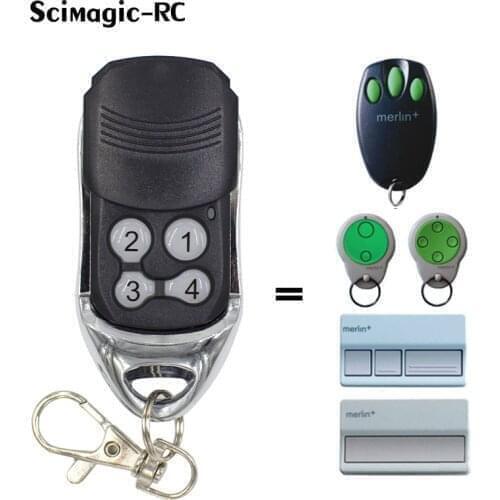 3 pieces Merlin + C945 C943 C940 compatible garage gate remote control 433mhz
