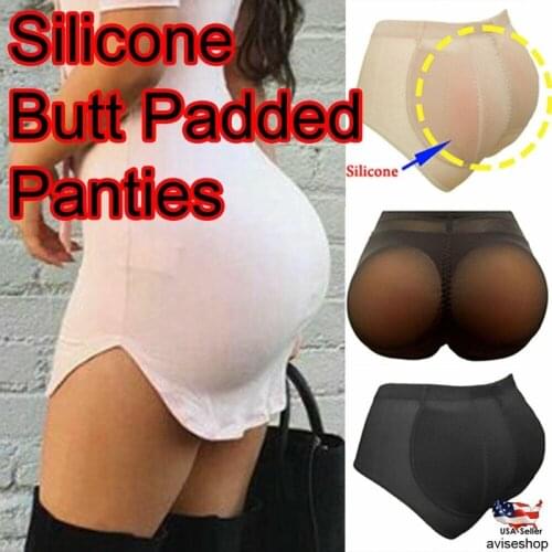 Sexy Silicone Butt Pads Fashion Breathable Buttocks Enhancer Cross Dressing Perfect Body Shaper Brief Panties Belly Belt Control
