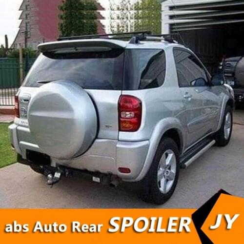 For TOYOTA RAV4 Spoiler 2001-2014 RAV4 spoiler High Quality ABS Material Car Rear Wing Primer Color Rear Spoiler