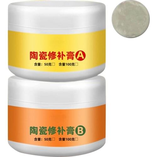 Tile Repair Agent Paste Tub Repair Kit White Tile Shower Repair Kit for Fiberglass Porcelain Ceramic Fix Crack A1