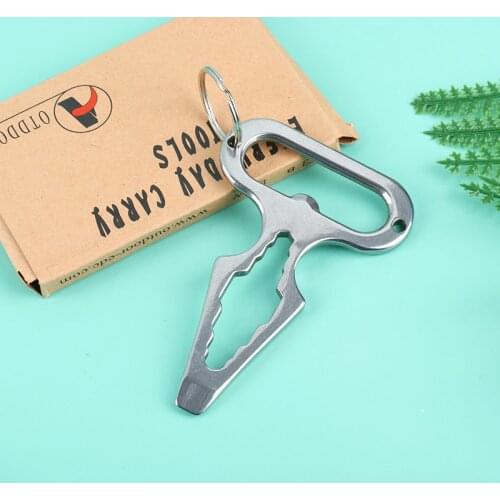Topvico Self Defense Supplies Protection Tool Weapons Personal Self Defence Stainless Steel Bottle Opener Combination Wrench