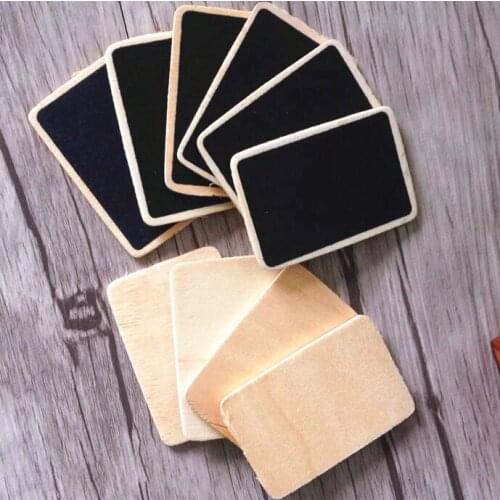 1pcs/lot Lovely Vintage mini Blank Wooden Cards Wood Blackboard Bookmarks Students' DIY tools