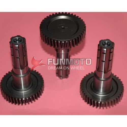 3 PCS SHAFT FINAL/ OUTPUT SHAFT 40TEETH OF 150CC GOKART BMS SUNL SSR MASSIMOMOTO ROKETA /E-TON 150CC ATV SHAFT FINAL COMPLETE