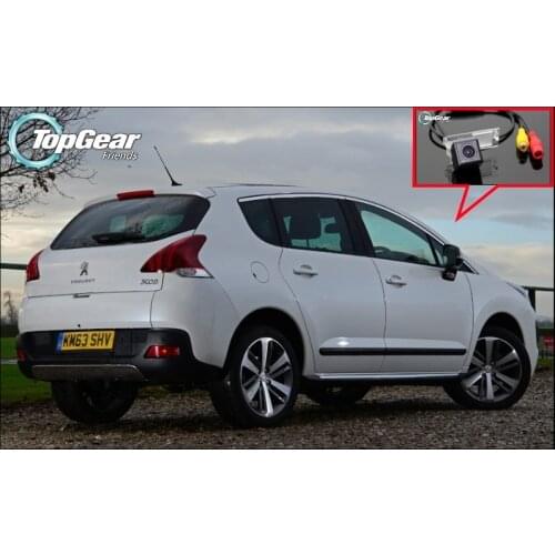 Car Camera For Peugeot 3008 High Quality Rear View Back Up Camera TopGear Friends Use | CCD + RCA