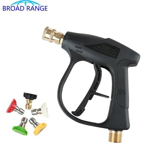 Car High Pressure Water Gun Cleaner Washer Soap Foam Spray Sprayer Nozzles Quick Release Auto Accessories 14MM M22 Socket 1/4