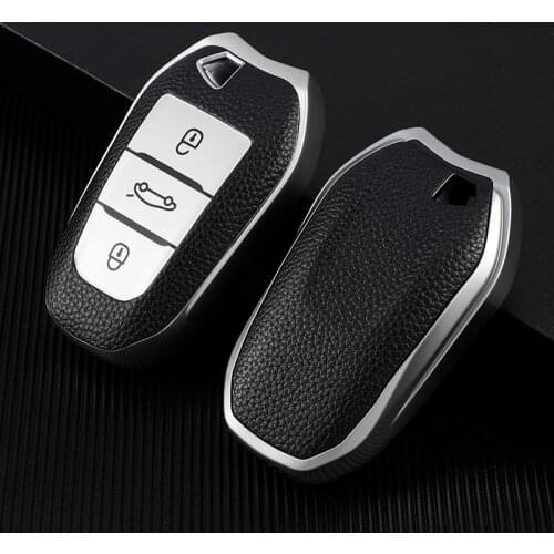 3 Buttons Tpu Flip Car Key Case Full Shield Cover For Citroen Cactus C4l Peugeot 508 301 2008 3008 408 C5 C3 Auto Protection Key