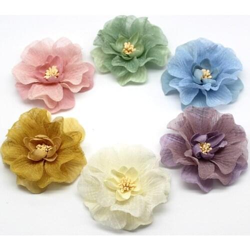 10 pcs artificial silk peony rose flower head for DIY flower wall gift box scrapbooking wedding home party decoration