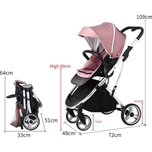 DEAREST Baby Strollers 3 In 1