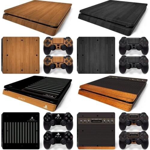 For PS4 slim Skin Designer Decal for PlayStation 4 SLIM System plus Two (2) Decals for PS4 Controller Camo design sticker