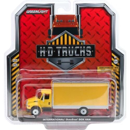 GreenLight 1:64 2013 Intl Durastar Box Van Alloy model car Metal toys for childen kids diecast gift