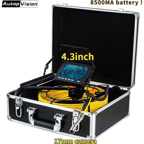 WP9604B Pipe Inspection Camera, Snake Cam with DVR Drain Sewer Camera IP68 Waterproof Industrial Pipeline Endoscope 30M/100FT