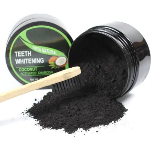 Coconut Shells Activated Carbon Teeth Whitening Organic Natural Bamboo Charcoal Toothpaste Powder Wash Your Teeth White NN