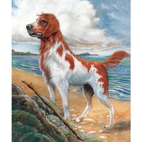 DIY Diamond Painting AB Drill Kits Dog Cartoon Animal Doll Full Round Embroidery Mosaic Home Decor Christmas Gift Art