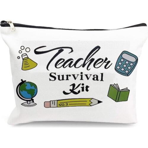 Survival Kit makeup bag Pencil Pouch Teachers' Day Christmas Birthday Graduation back to school Gift present Classroom Supplies