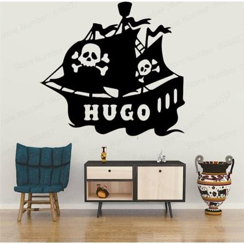 Sea Rover Wall Design Stickers for Living Room Removable Vinyl Wall Sticker Sticker Mural Bedroom Decor Wall Accessories WL191