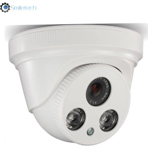 Waterproof IP66 metal fixed lens 3.6mm 4 in 1 AHD 1080P 5MP 20m IR distance indoor plastic dome camera