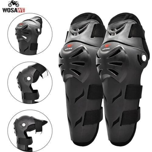 WOSAWE Motorcycle Full KneePads Motocross Knee Protection Protective Guard Gear Sport Bike Reflective Knee Protector Elbow pads
