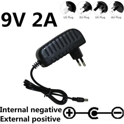 Reverse polarity AC/DC 9V 2A HISPEEDIDO New Replacement adapter power supply Charger for sega megadrive 1 MD1 Genesis 1