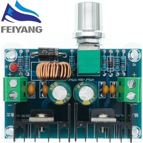 10pcs Max 8A 200W DC-DC Step Down Buck Converter Power Supply XL4016 PWM Adjustable 4-40V To 1.25-36V Step-Down Board Module