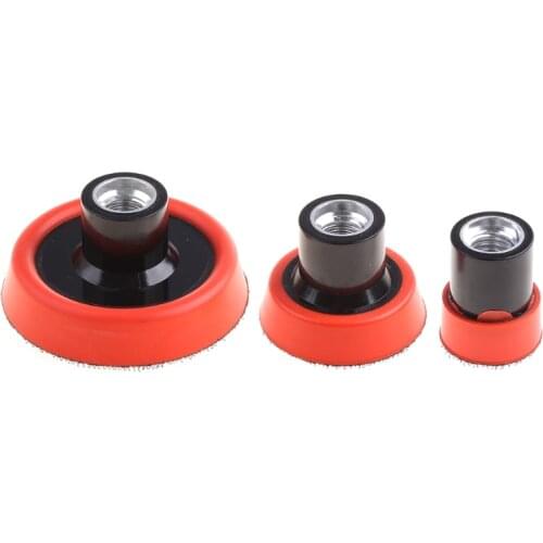 3 Pcs Cleaning Sponge Polishing Pad Buffing Plate Set Car Caring M14 1.2" 2" 3"