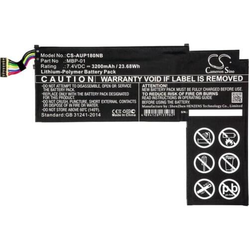 Cameron Sino 3200mAh battery for ASUS P1801-B037K Transformer AiO P1801 MBP-01 Notebook, Laptop Battery