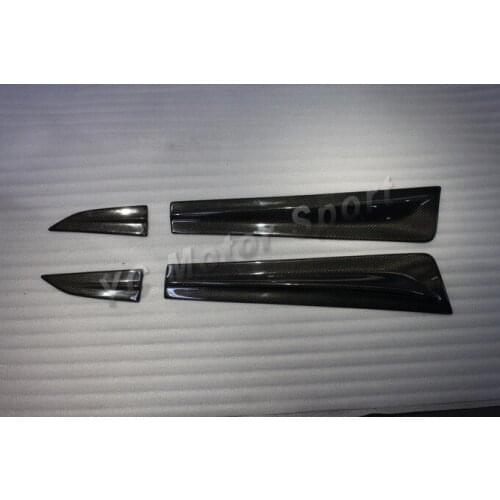 Car Accessories Carbon Fiber STI Style Door Sill 4 pcs(2 pair) Fit For 2006-2007 Impreza WRX 9th Door Sill Car-styling