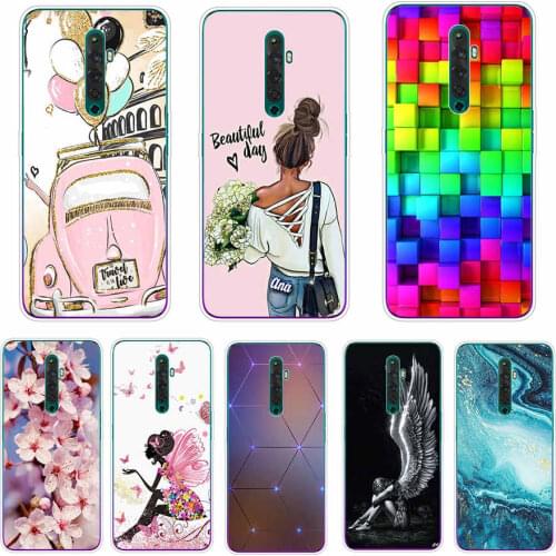 For OPPO Reno 2 Z Case 6.5" Soft Silicon TPU Back Cover Phone Case For OPPO Reno 2Z Reno2 Z Reno2Z Cover Bumper coque