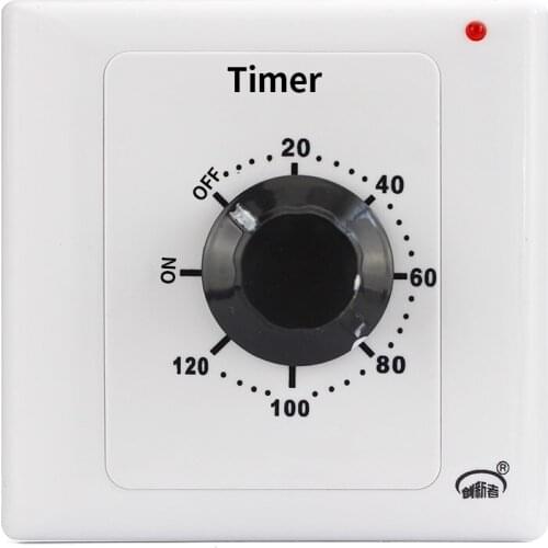 15A High Power Pump Motor Countdown Digital Time Switch 30-120 Minutes Kitchen Timing Control Tools Universal Mechanical Timer